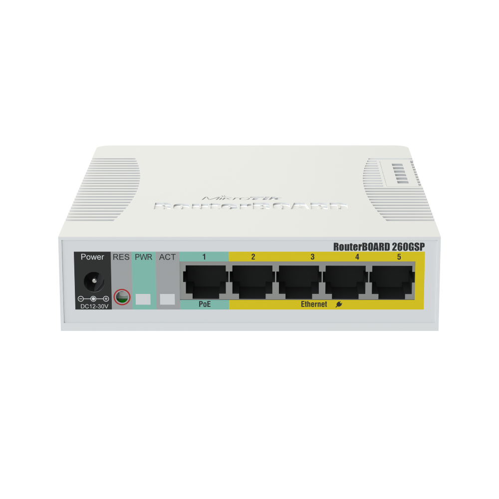 Smart Switch Mikrotik CSS106-1G-4P-1S, 5 x Gigabit PoE, SFP
