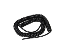 Cablu spiralat Bachmann 692.180, CS-YMH11Y-J 3x1.5, 0.5-2 m, negru