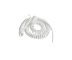 Cablu spiralat Bachmann 692.280, CS-YMH11Y-J 3x1.5, 0.5-2 m, alb