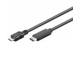 Cablu USB tip C la micro USB 2.0, KU31CB06BK