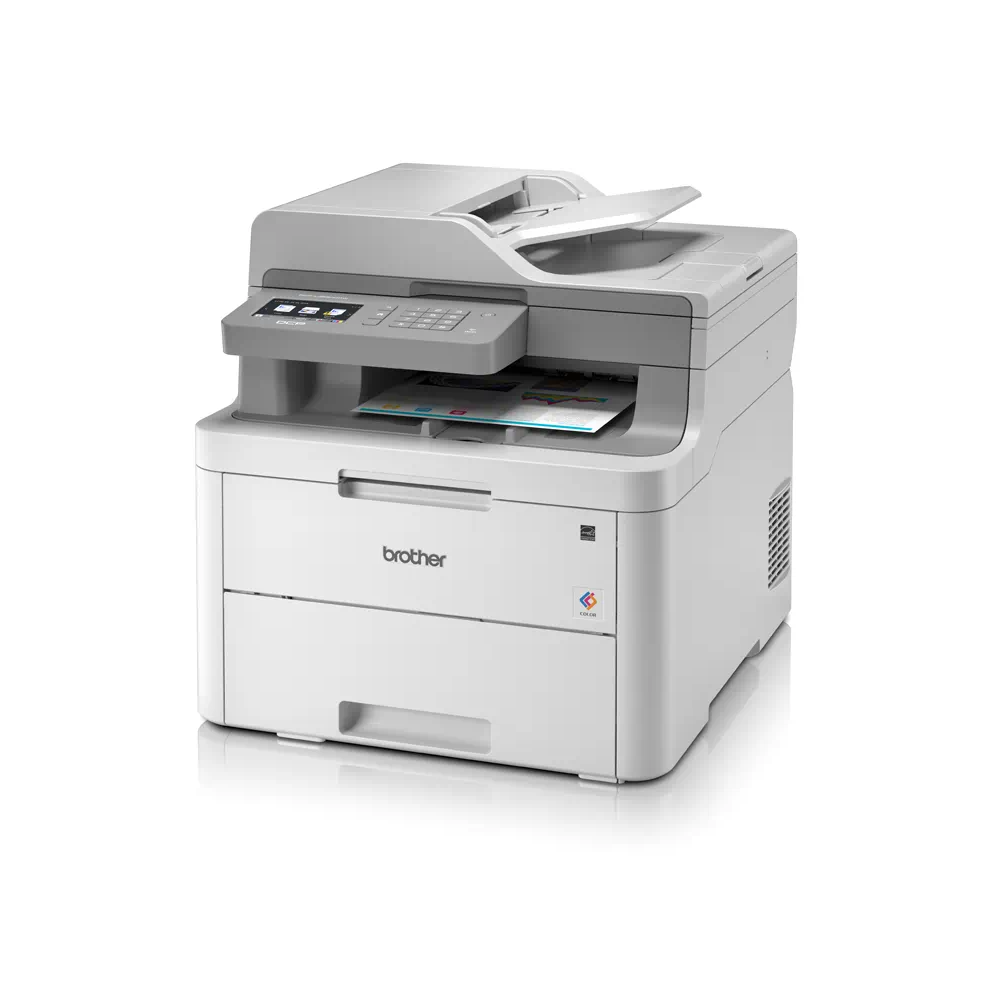 Imprimanta multifunctionala Brother DCP-L3550CDW, Wireless, Color, A4