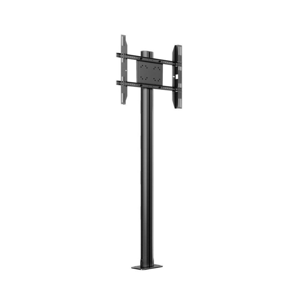 Multibrackets M Display Stand 180 Single Black w. Floormount, 24-65 inch, 60 kg