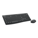 Kit tastatura si mouse wireless Logitech MK370, Negru