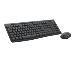 Kit tastatura si mouse wireless Logitech MK370, Negru