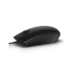Mouse cu fir Dell MS116, Negru, 1000 dpi