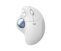 Mouse wireless Logitech ERGO M575, Alb
