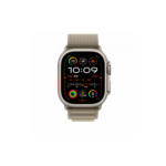 Apple Watch Ultra2, Cellular, 49 mm, Titanium Case, Olive Alpine Loop, Large