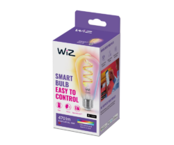 Bec LED inteligent WiZ Filament Clear ST64