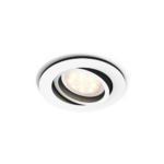 Spot LED incastrat Philips Hue Milliskin, Bluetooth, GU10, 5 W (50 W), 350 lm, rotund, alb