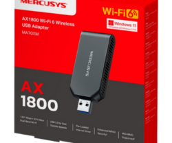 AX1800 Wi-Fi 6 USB Adapter SPEED: 574 Mbps at 2.4