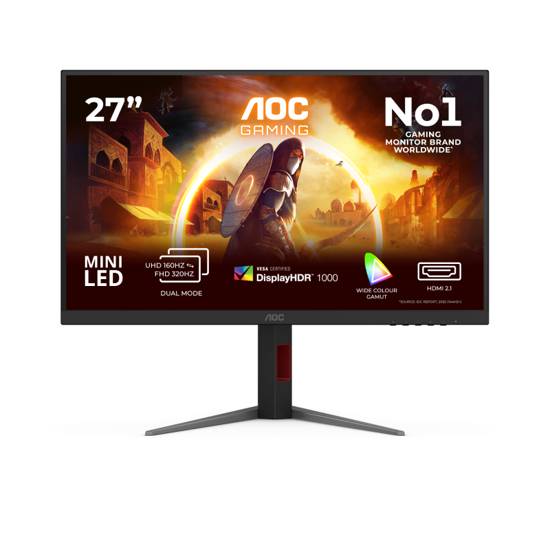 5e84cef2c5aa9f754f6778cd4e157d5b.png Monitor AOC 27" U27G4XM, Diagonal (inch): 27, Diagonal (cm): 68, - imagine 1
