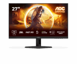 Monitor AOC 27" 27G4HRE, Diagonal (inch): 27, Diagonal (cm): 68,