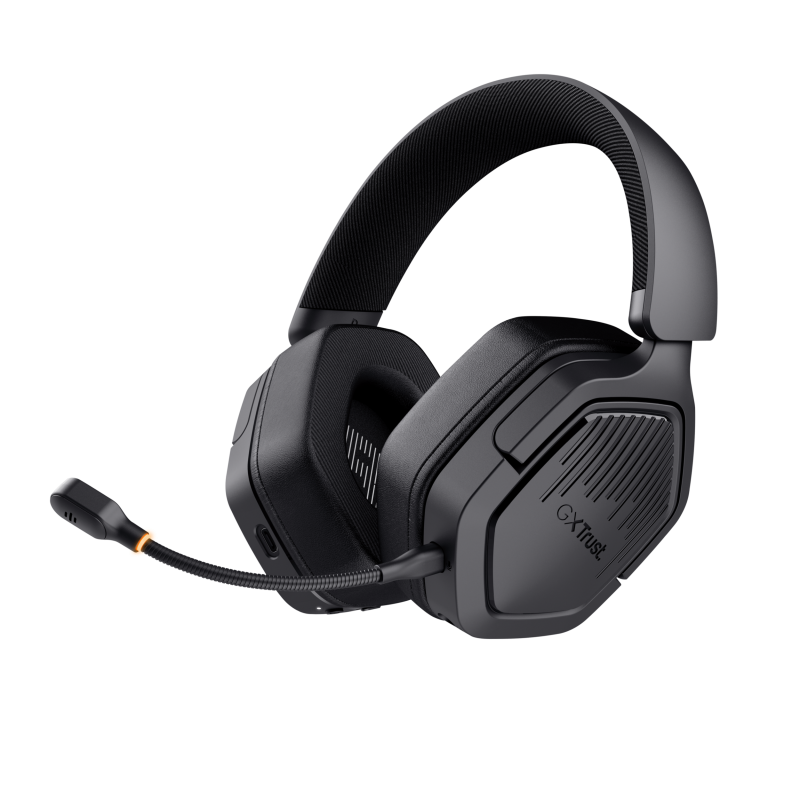 88949d6f1c7804d817a521a6f09add7f.png Casti Gaming Head-band Trust GXT 493 Carus, Wireless/Wired, Negru - imagine 1