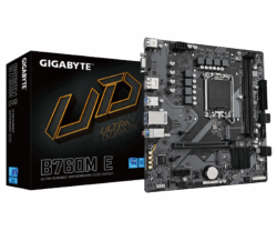 Placa de baza Gigabyte B760M E, Socket 1700, DDR5, Micro-ATX