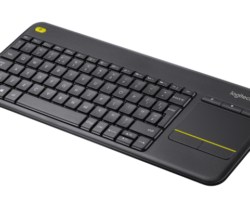 Tastatura wireless Logitech Touch K400 Plus, interfata USB, cu touchpad,