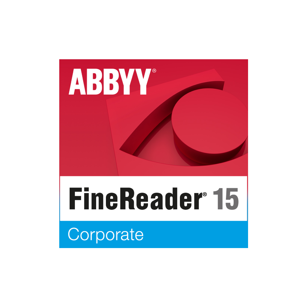 ABBYY FineReader 15 Corporate, 1 user, ESD, licenta educationala