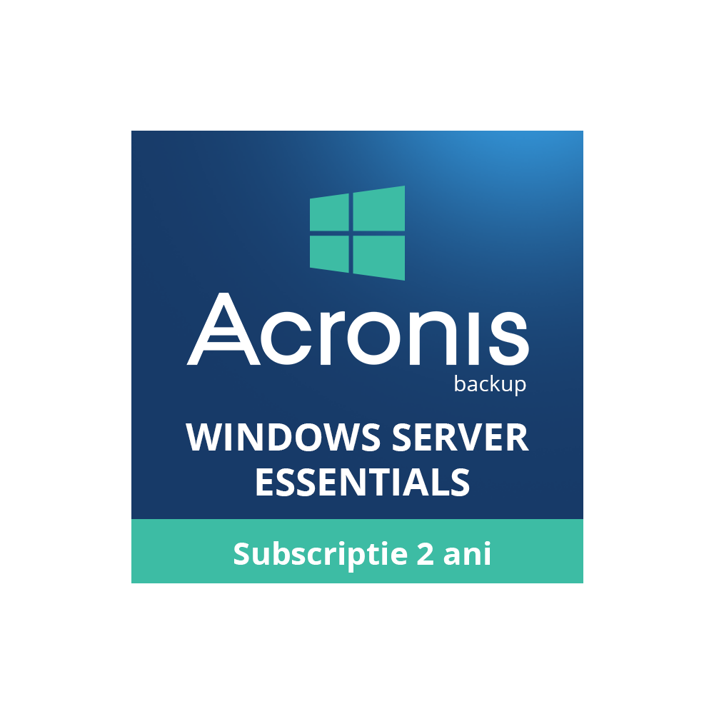 Acronis Backup Windows Server Essentials - 2 ani subscriptie