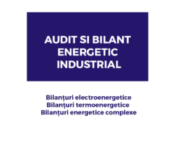 Audit si bilant energetic industrial