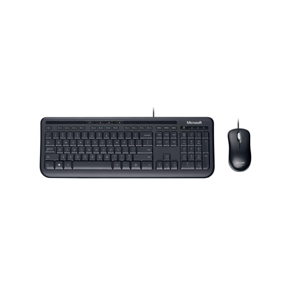 Kit tastatura + mouse Microsoft 600, 3J2-00003, cu fir