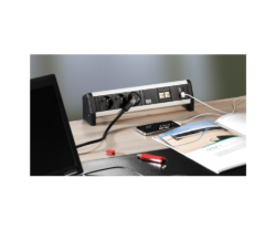 Priza modulara incorporabila in birou Bachmann Desk 11 - 6 module