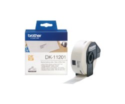 Rola etichete Brother DK11201, 29 x 90 mm, negru pe alb