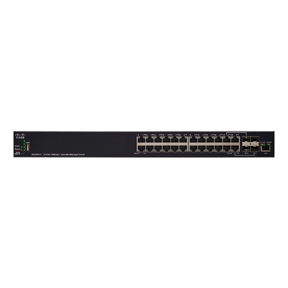 Switch Cisco 24-Port 10GBase-T Stackable Managed