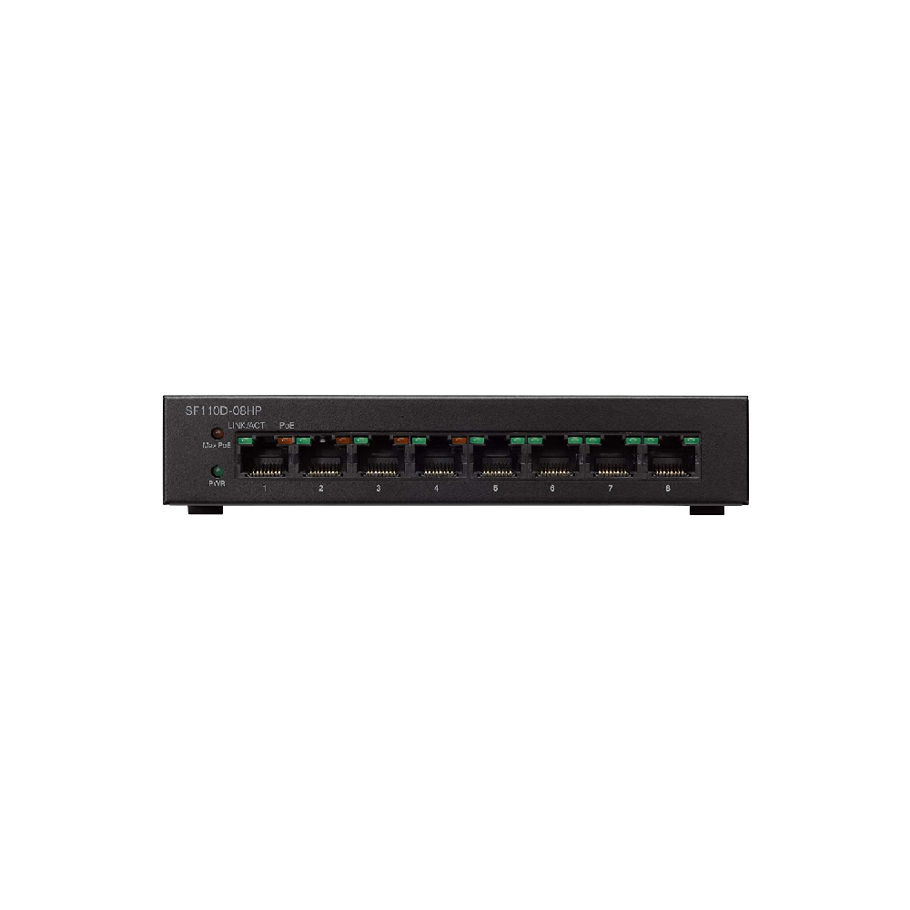 Switch Cisco SF110D-08 Fast Ethernet (10100) Desktop