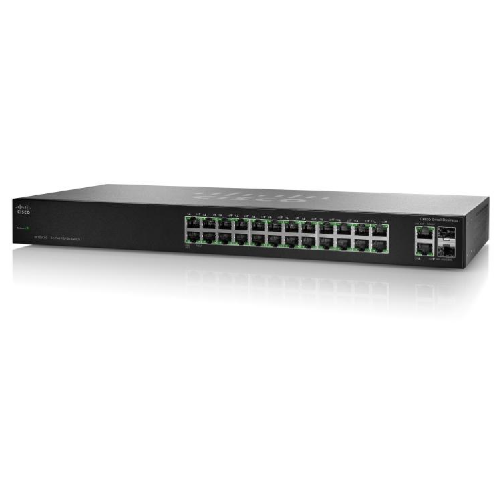 Switch Cisco SF112-24 24-Port 10100 with Gigabit Uplinks