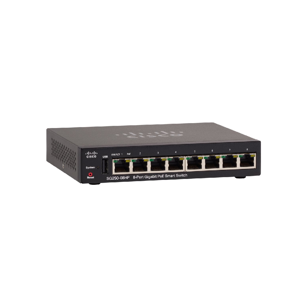 Switch Cisco SG250-08HP