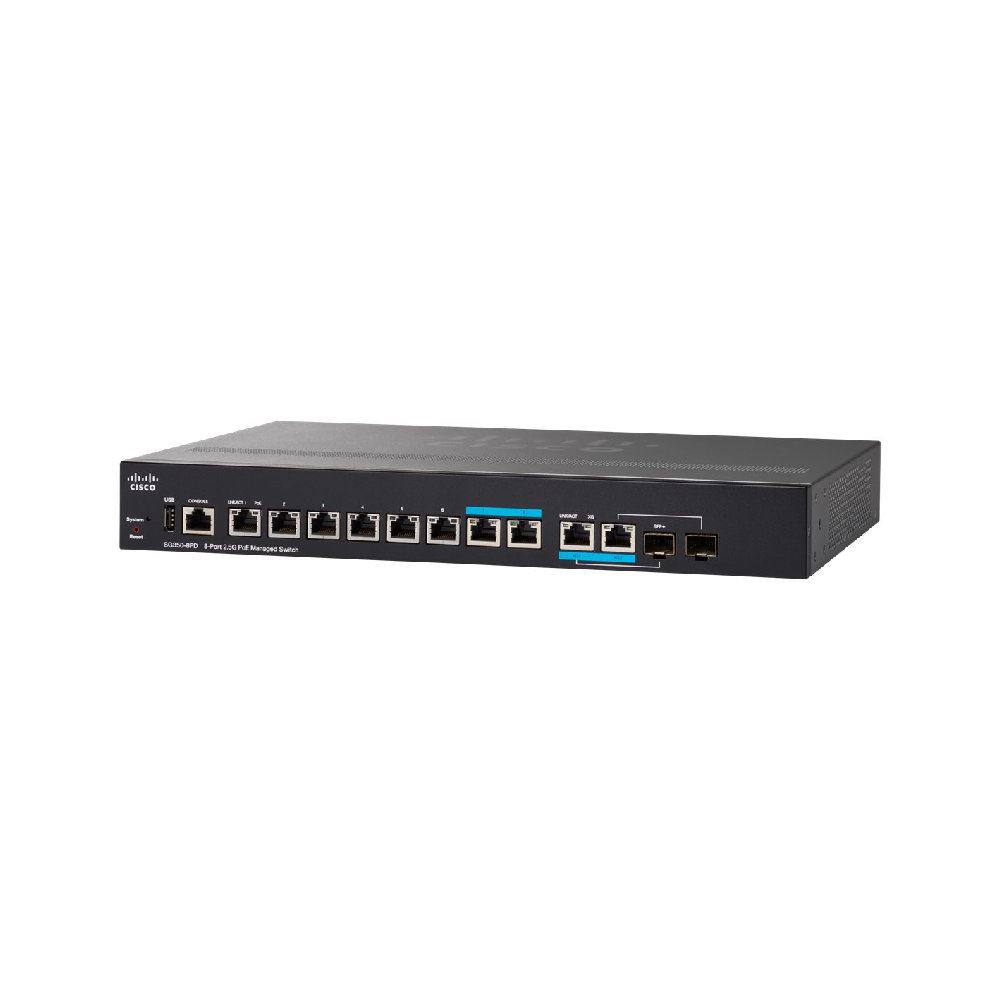 Switch Cisco-SG350X-8PMD