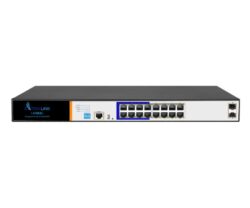 Extralink ARES PoE Switch 16x Gigabit PoE/PoE+ 2x