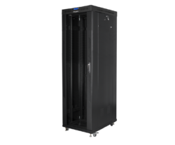 Cabinet rack 19" 42U600x1000, glassdoor, incarcare maxiam 800kg, slot pentru