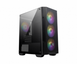 Carcasa MSI MAG Forge M100A, RGB, Micro Tower, Black