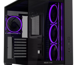 Carcasa ASUS A32 Plus TG ARGB, Mid Tower, Black