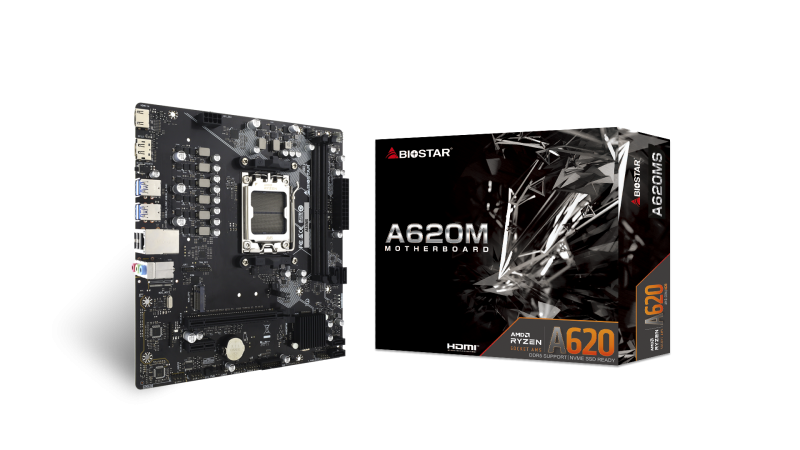 3e73f63aef3e0a58fed789d3d8840487.png Placa de baza Biostar A620MS, Socket AM5, DDR5, Micro-ATX - imagine 1