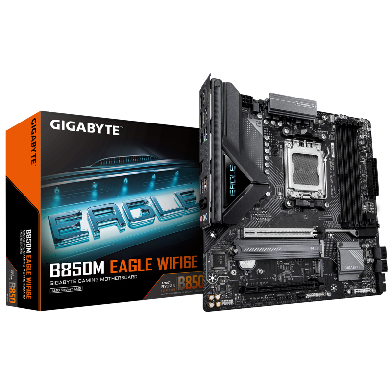 b1b575da168ca66ae2f1adc6e4e237f7.png GIGABYTE B850M EAGLE WIFI6E. Processor manufacturer: AMD, Processor socket: Socket - imagine 1