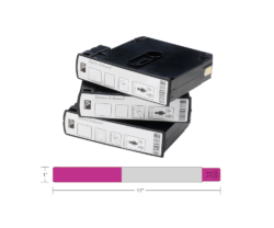 Bratari identificare Zebra Z-Band Direct, 1200 bucati, adulti, mov
