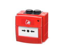 Buton alarma incendiu de exterior cu izolator Bentel FC421CP-I