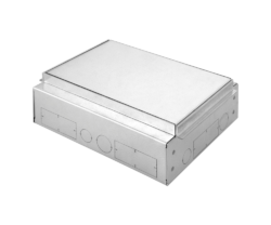 Caseta metalica pentru doza de pardoseala, 10-16 module, Gewiss GW24621