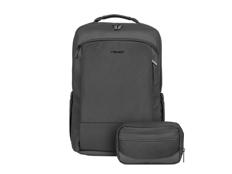 def8ed2c06fe83ac76755a6f76e6a787.png Rucsac laptop NATEC Kudu Plus, Negru, 2 ani Garantie - imagine 1