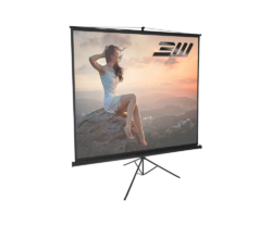 Ecran proiectie cu trepied BlackMount 1/1TR180-BM-ECRTRP, 180 x 180 cm
