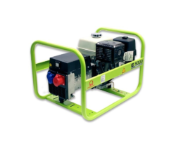 Generator de curent portabil Pramac E5000, trifazat, motor Honda benzina