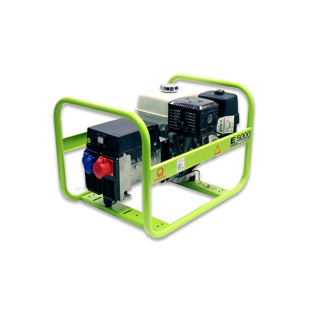 Generator de curent portabil Pramac E5000, trifazat, motor Honda benzina Generator de curent portabil Pramac E5000, trifazat, motor Honda benzina