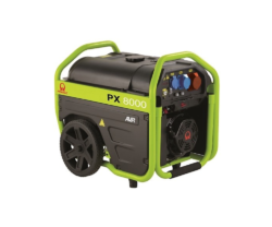 Generator de curent portabil Pramac PX8000, trifazat, AVR, motor Pramac, benzina
