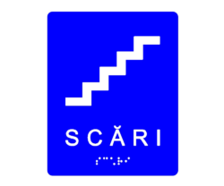Marcaj tactil nevazatori scari