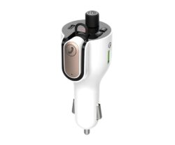 Modulator auto FM Spacer cu casca Bluetooth 5.0, earphone 30mAh,