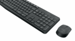 Kit wireless tastatura si mouse Logitech MK235, taste numerice, gri - imagine 3