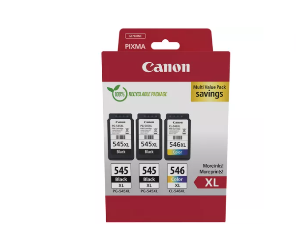 overlay_90e48fccea12038f450e98b88f2c86d2.png Canon pachet cartuse cearneala PG-545XL X2 /CL-546XL MULTIPACK, capacitate negru: - imagine 1