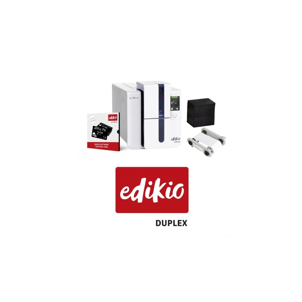 Pachet imprimanta carduri Evolis Edikio Duplex Pachet imprimanta carduri Evolis Edikio Duplex