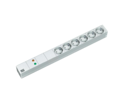 PDU Bachmann 19 inch 1 U 6 x Schuko, 333.402